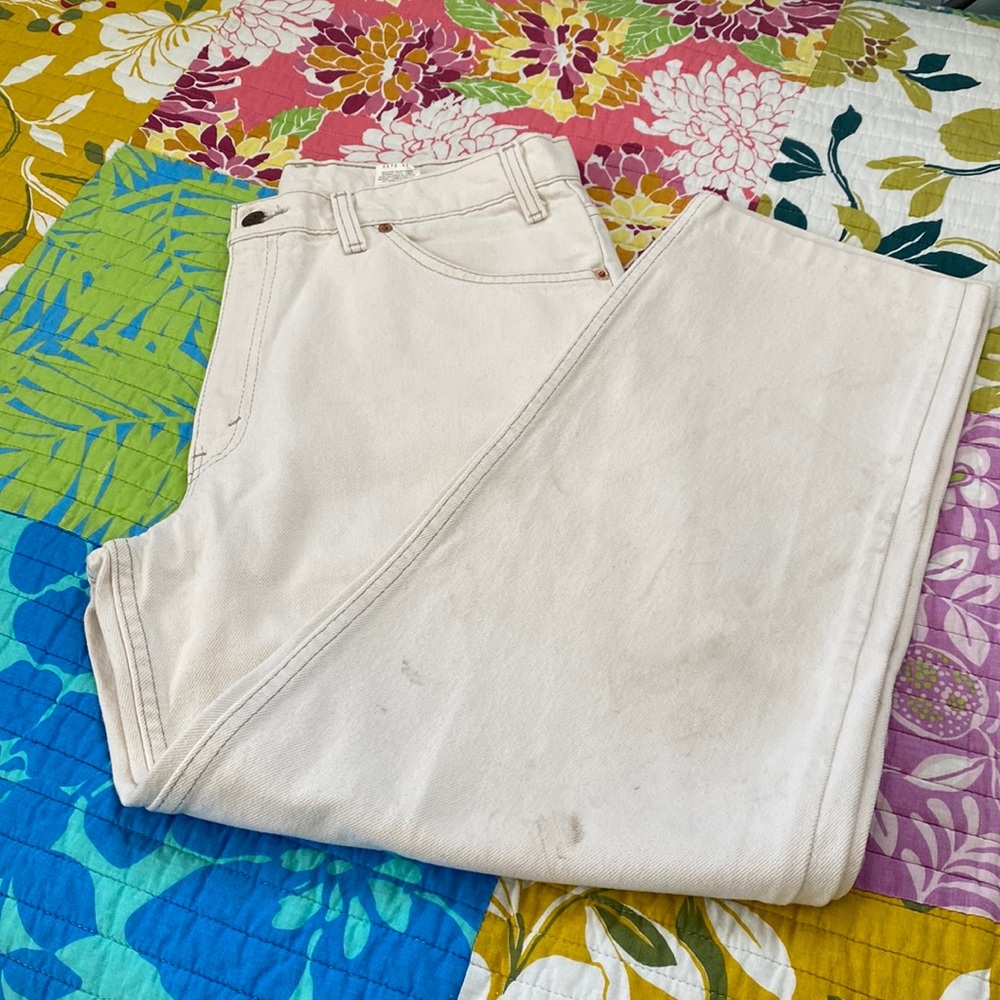 Vintage Men's Levis 560 Beige Denim